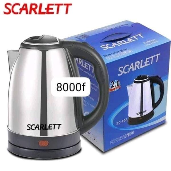 Bouilloire électrique SCARLETT 2L inox