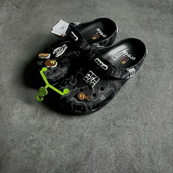 Crocs Bape noir camouflage