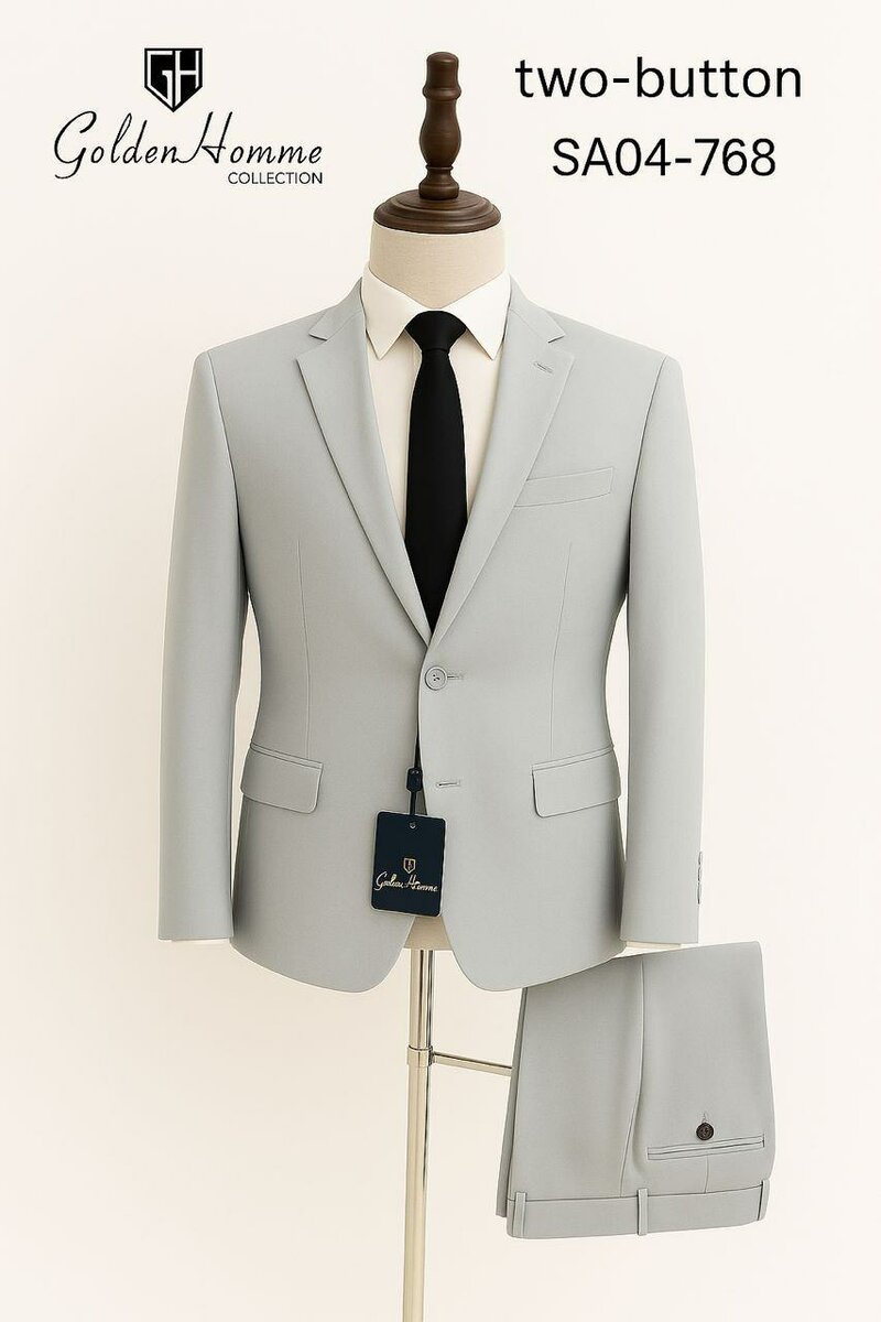 Costume Homme Élégant 2 Boutons