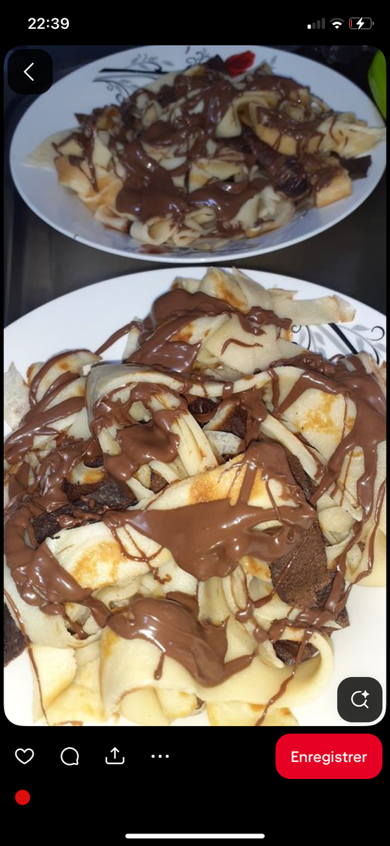 Fettuccine Dessert au Chocolat