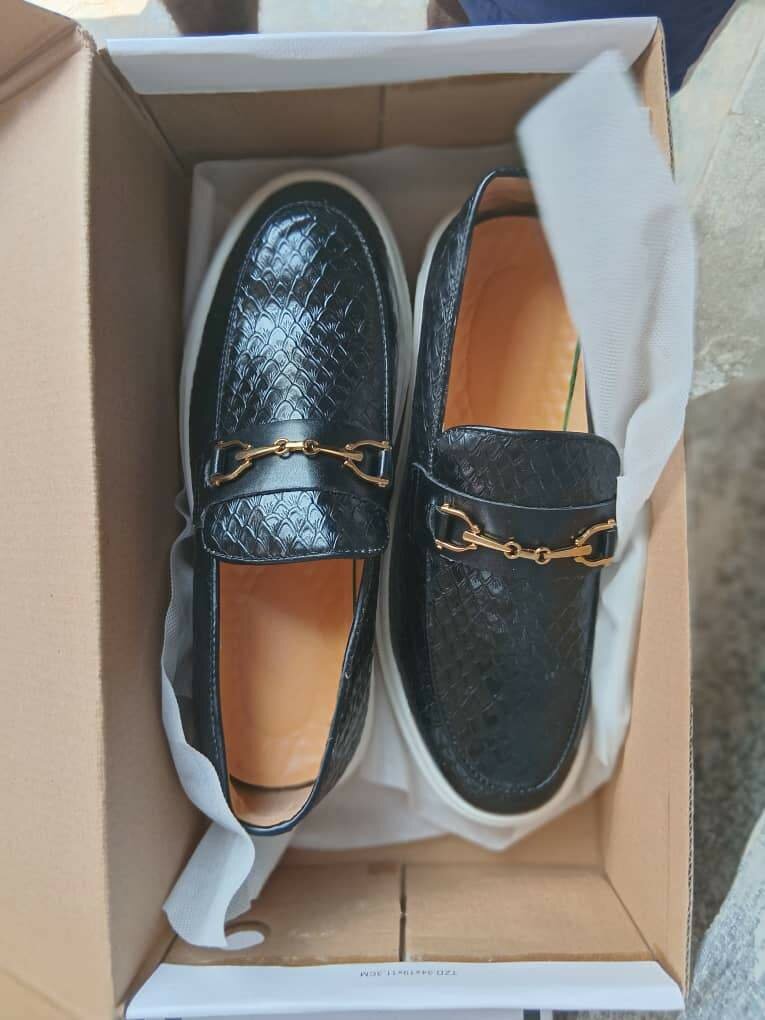 Mocassins en cuir élégant