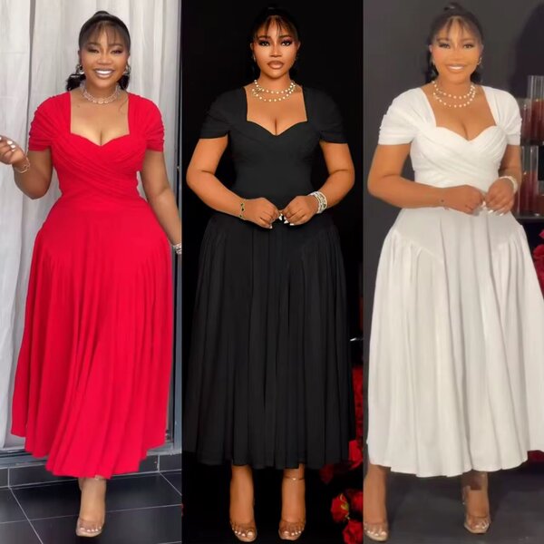 Robe élégante rouge