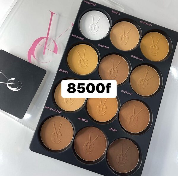 Palette de contour multi-teintes