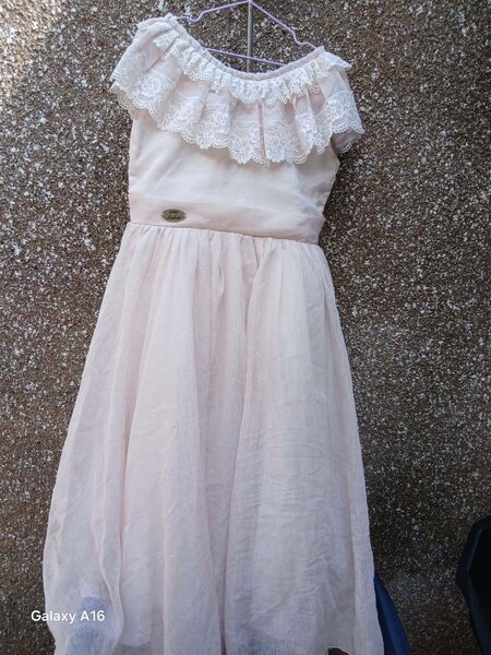 Robe dentelle vintage fille