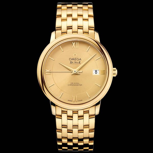 Montre Omega De Ville gold femme