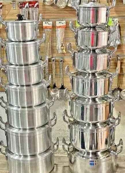 Batterie de cuisine inox 10 pièces