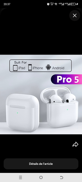 Écouteurs Pro 5 sans fil