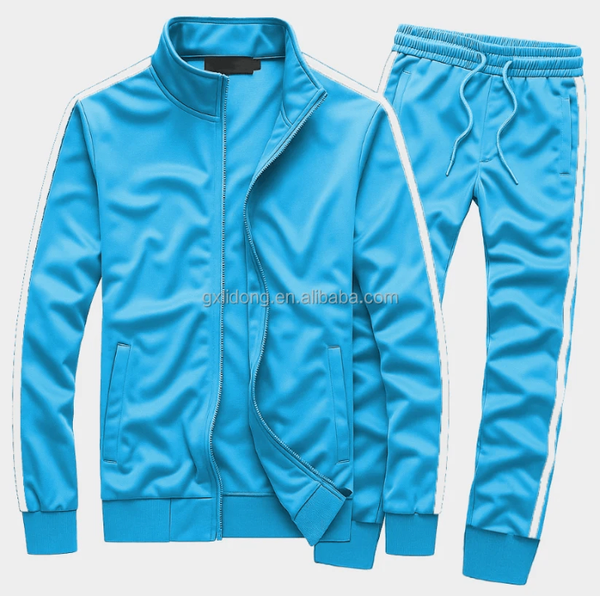 Ensemble de survêtement sportswear bleu/blanc