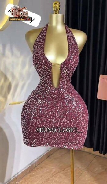 Robe pailletée soirée