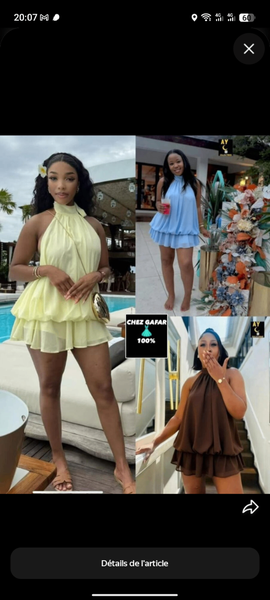 Robe d'été fluide élégante