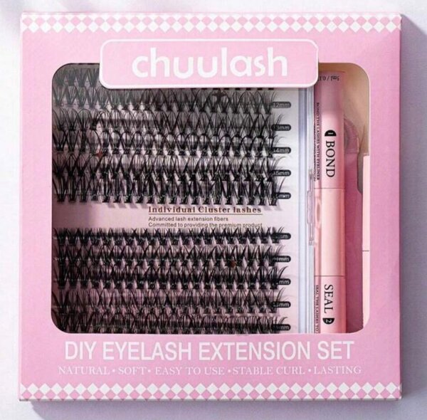 Set d'Extensions de Cils DIY