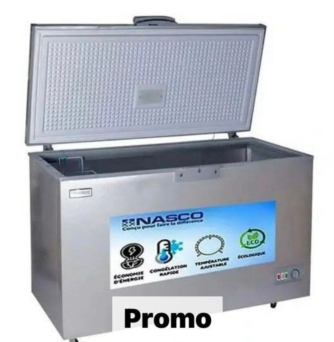 Congélateur coffre NASCO inox