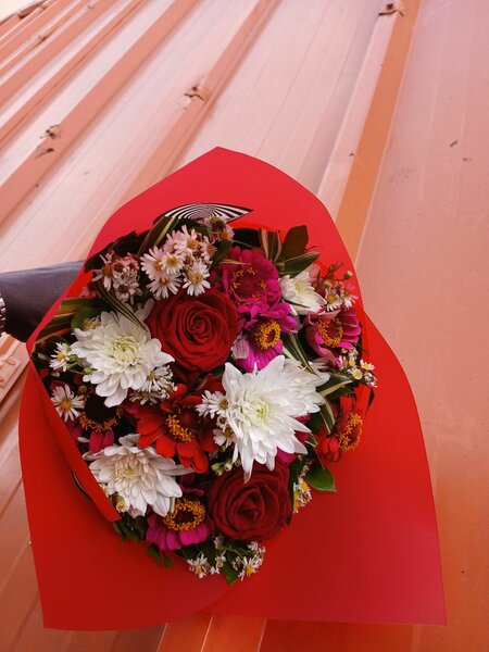 Bouquet de fleurs colorées