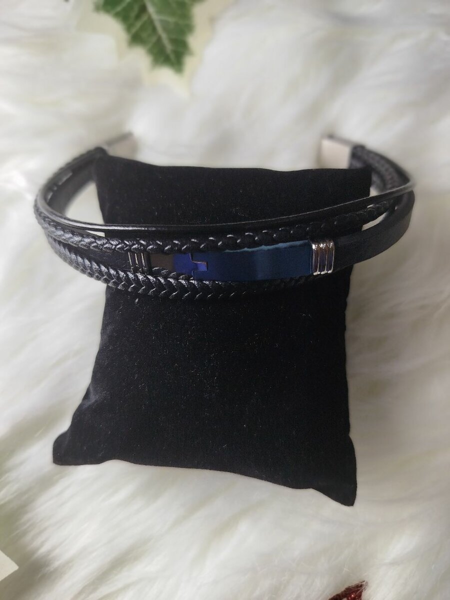 Bracelet en cuir pour homme