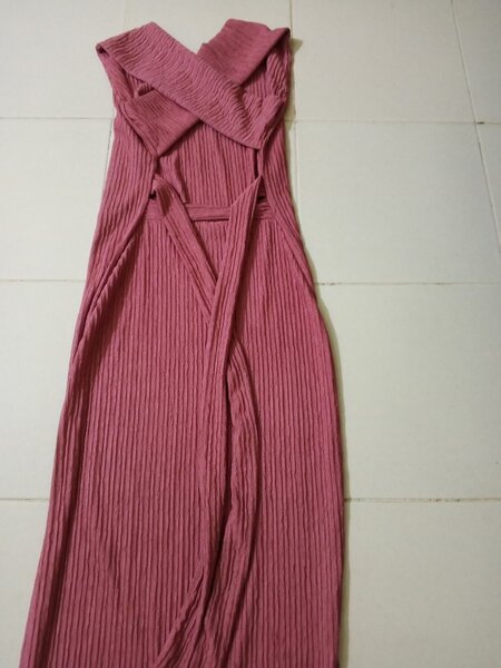 Robe moulante dos croisé féminin