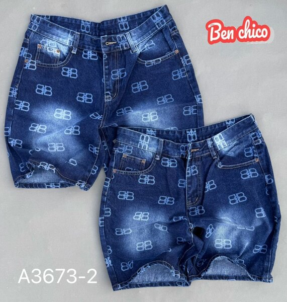 Shorts en Jean Imprimés