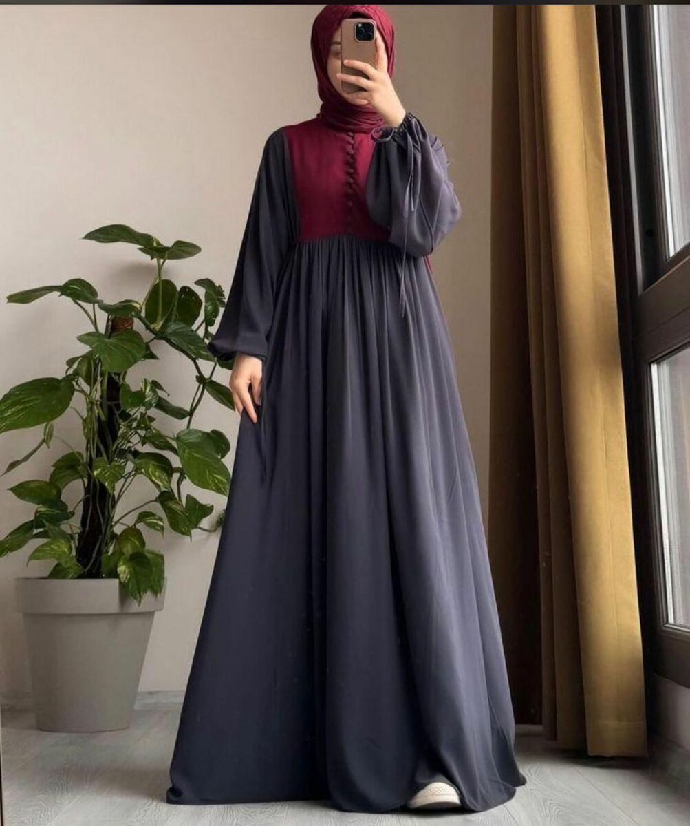 Dubaï Abaya robe longue et hijab