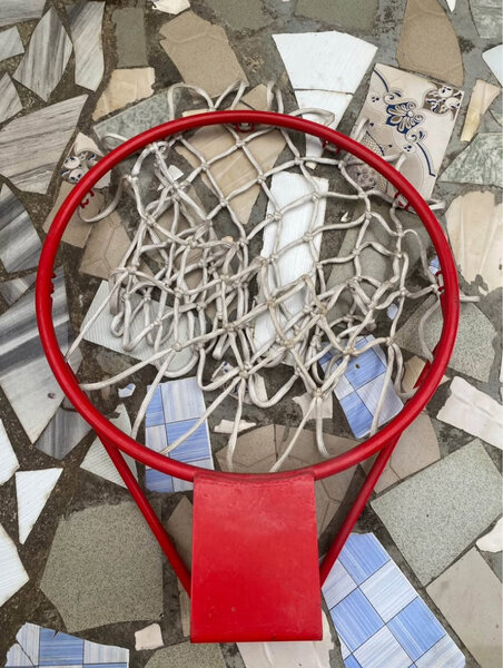 Panier de basket mural robuste