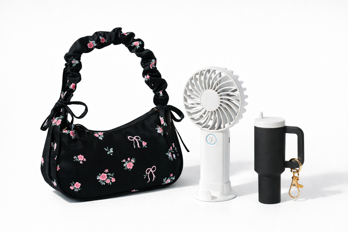 Ensemble sac à main et accessoires