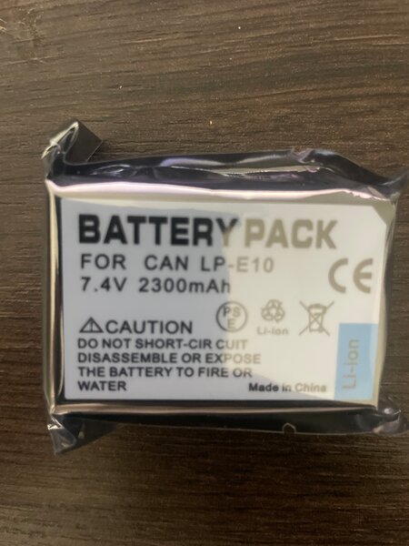 Batterie LP-E10 2300mAh