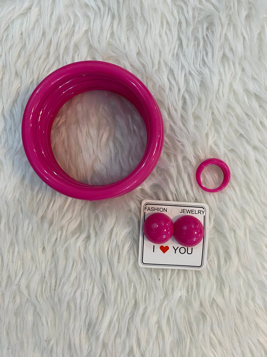 Bracelets et Boucles d'Oreilles Colorés