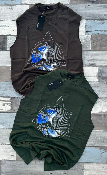 Débardeurs imprimés artistiques