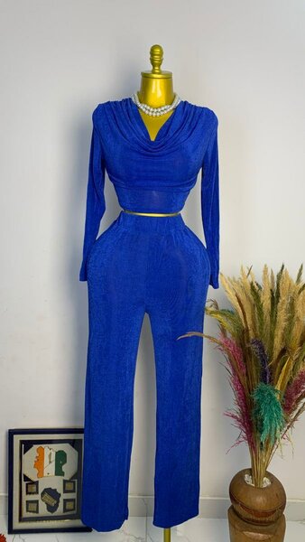 Ensemble survêtement bleu femme