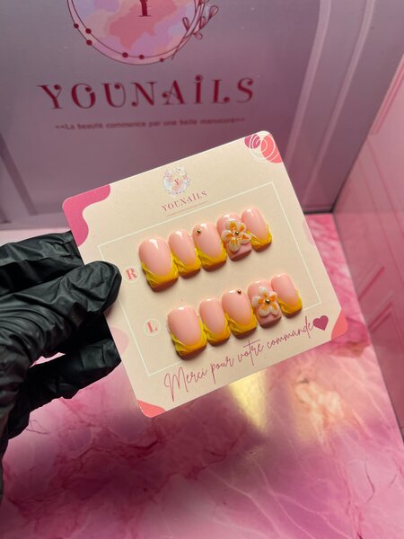 Ongles Faux Décoratifs Floraux