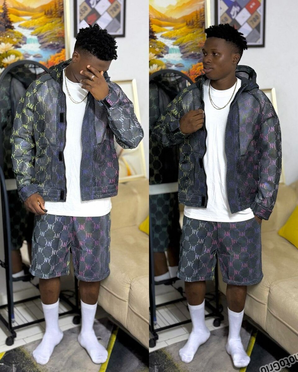 Veste et short streetwear