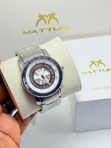 Montre roulette Matturi en acier inoxydable