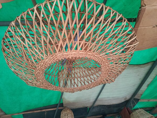 Abat-jour/suspension en osier