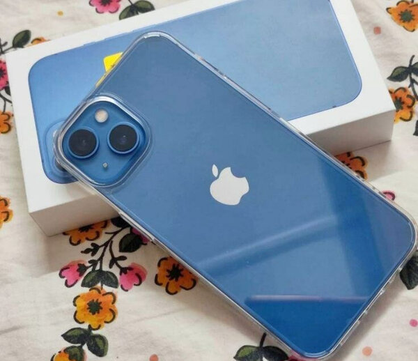 Apple iPhone coque bleue