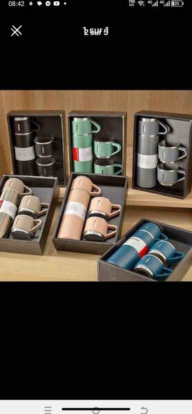 Ensemble Thermos et Tasses