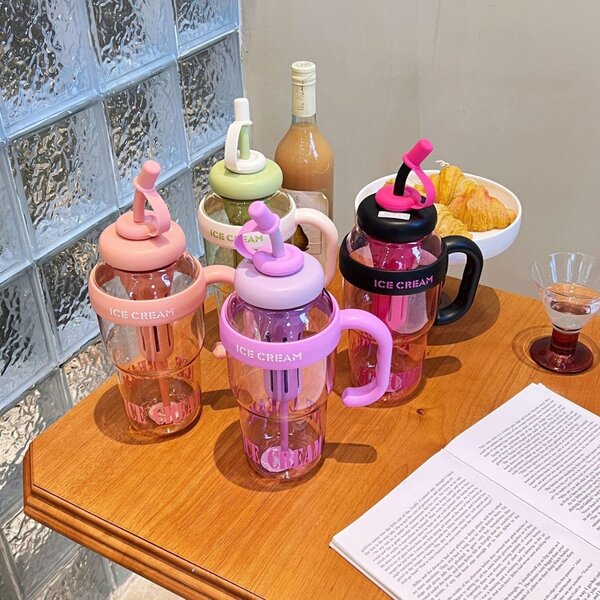 Bouteille d'eau paille Gourdes