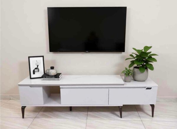 Meuble TV moderne blanc