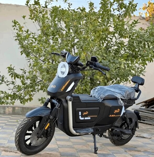 Scooter électrique pliable noir