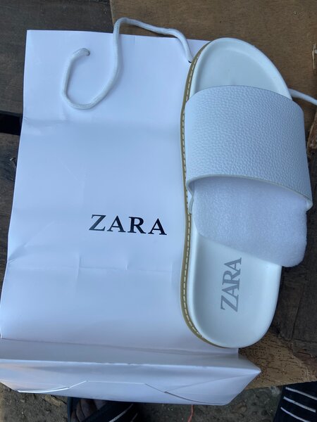 Sandales Zara Blanc Unisex
