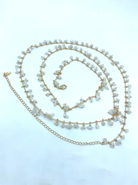 Chaîne au reine or plaqué