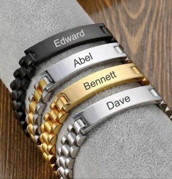 Bracelet personnalisable en acier