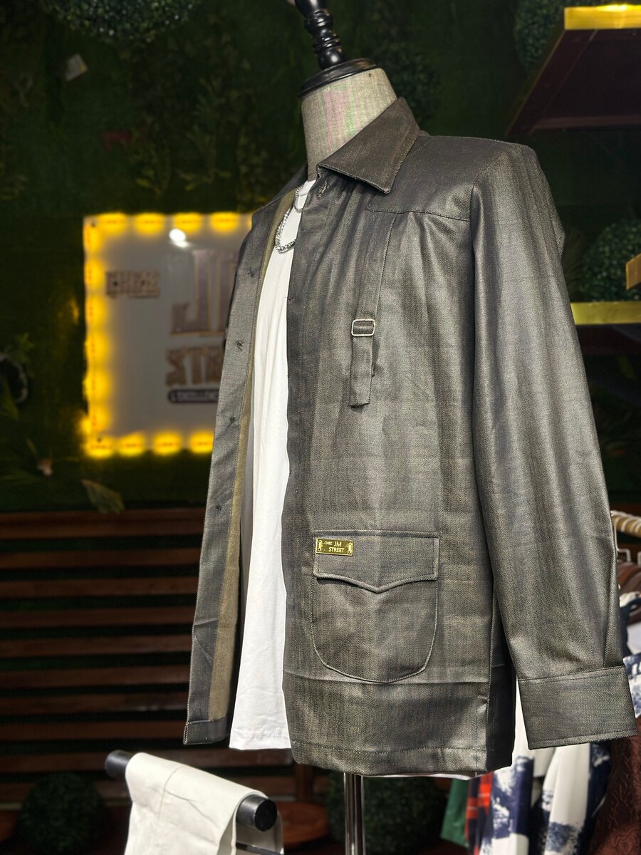 Veste en cuir homme élégante