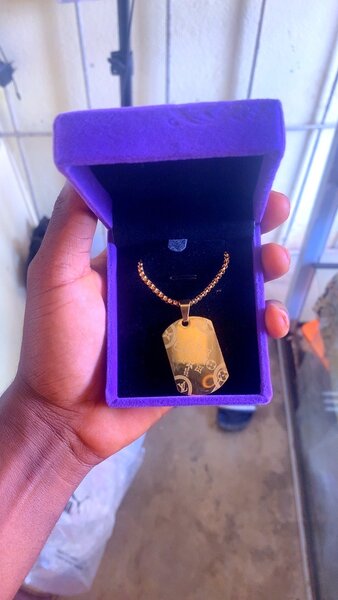 Collier Pendentif Plaqué Or