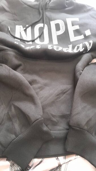 Sweat à capuche stylé "NOPE"