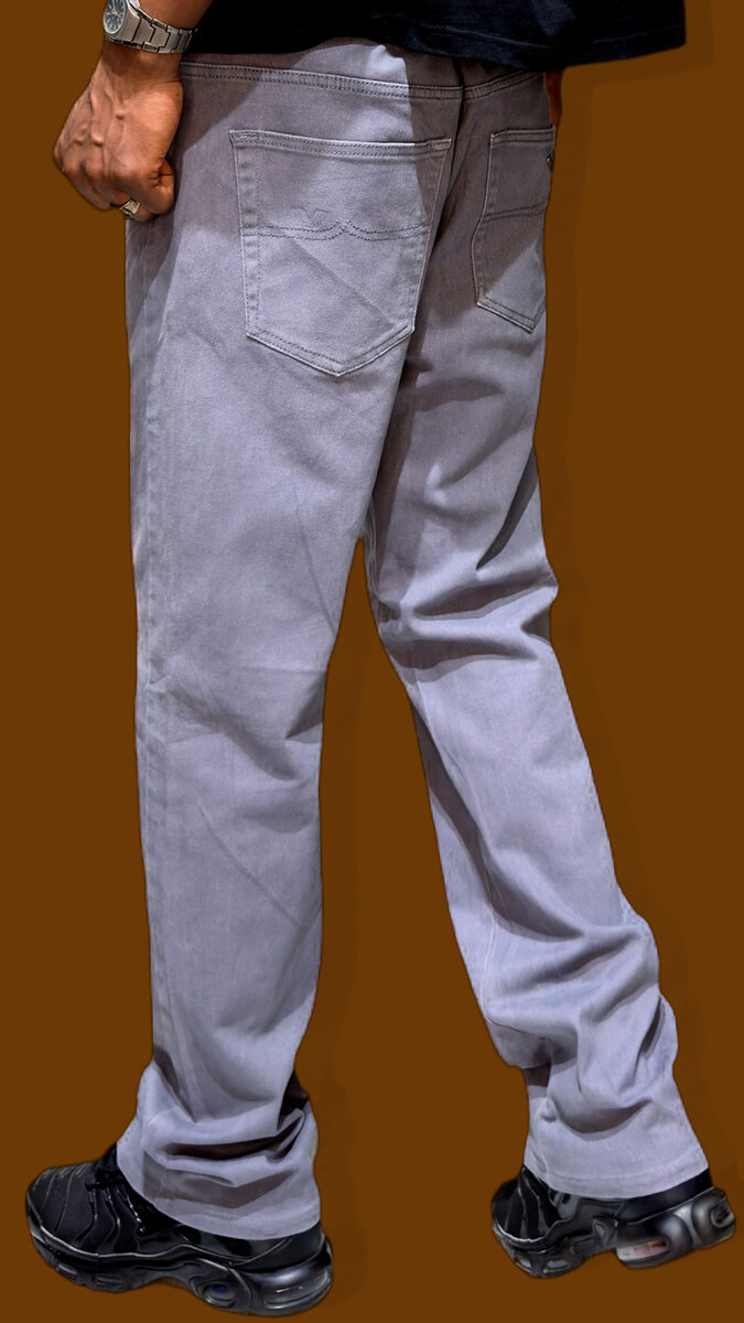 Cargo gris pour hommes