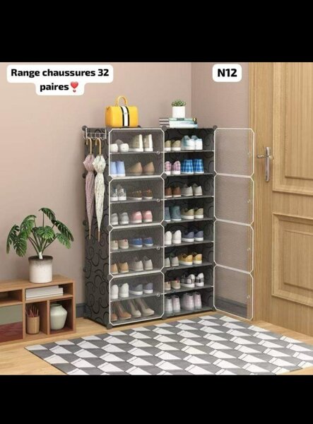 Rangement chaussures 32 paires