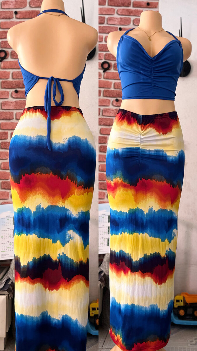 Ensemble robe et jupe pour femme