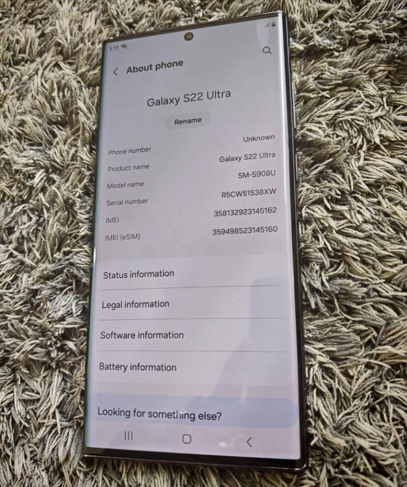 Samsung Galaxy S22 Ultra 256GB