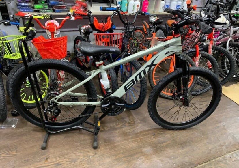 VTT enfant BTWIN gris et noir