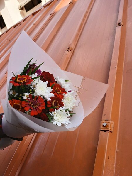 Bouquet de fleurs colorées