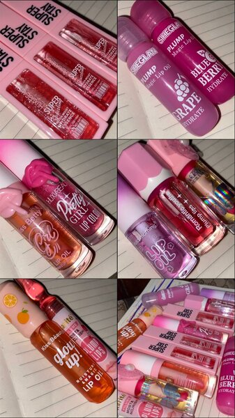 Ensemble huiles à lèvres beautifiantes