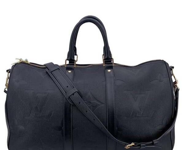 Sac de Voyage en Cuir Noir